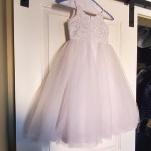 4-5t flower girl dress worn once
